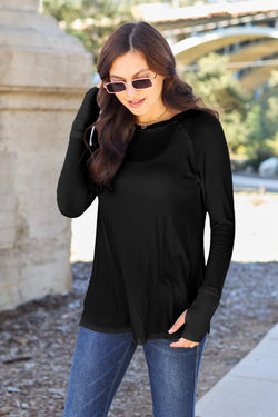 Basic Bae Full Size Round Neck Long Sleeve T-Shirt.