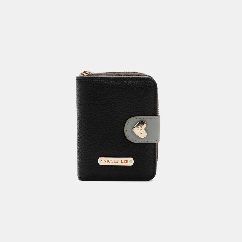 Nicole Lee USA Solid Heart Bifold Wallet.