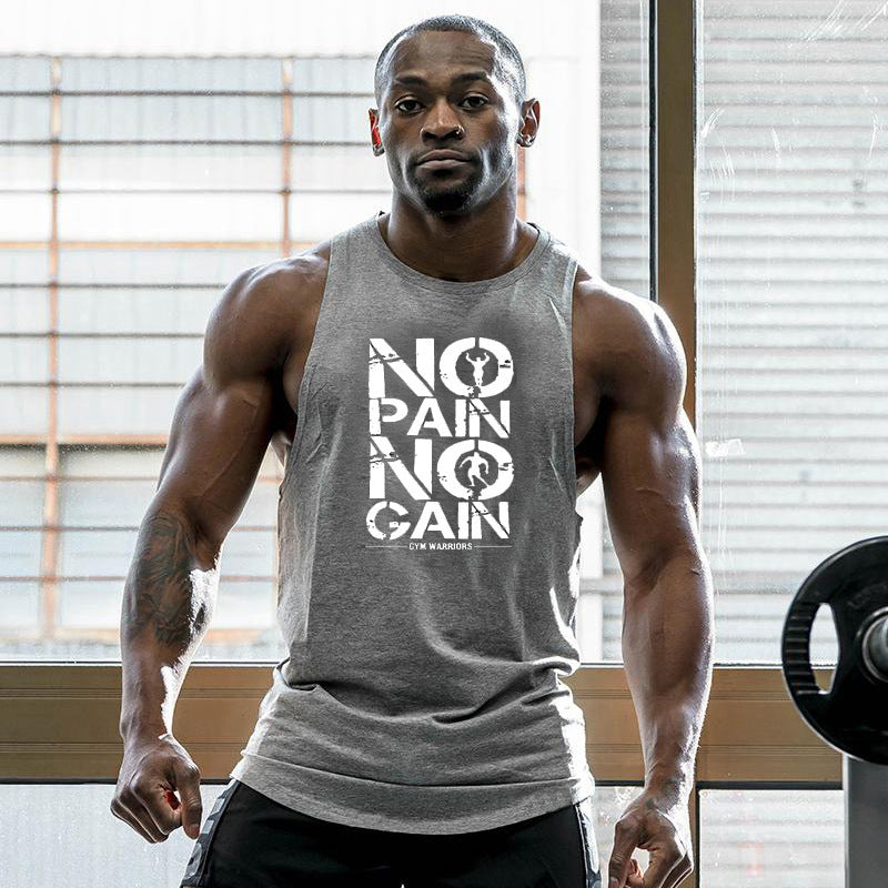 Bodybuilding Round Neck Men's Vest