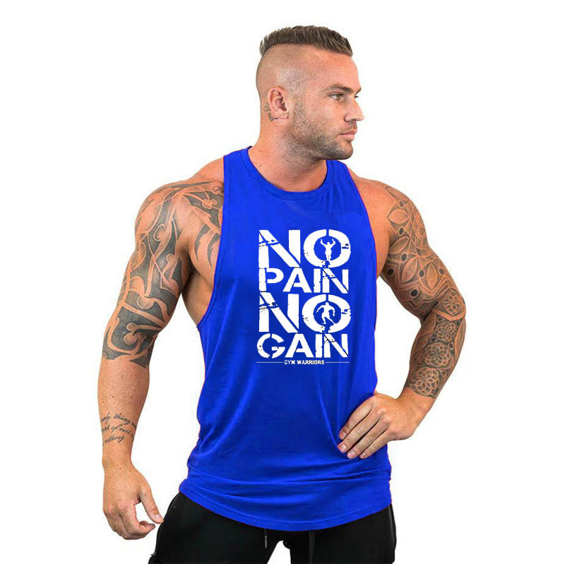 Bodybuilding Round Neck Men's Vest