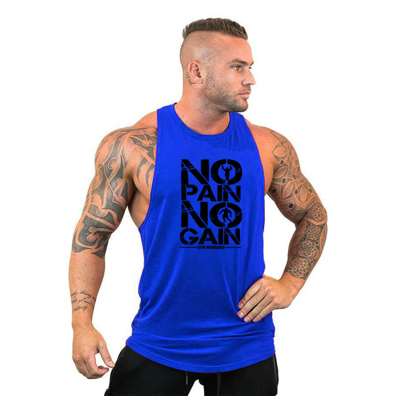 Bodybuilding Round Neck Men's Vest