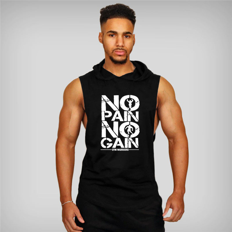 Bodybuilding Round Neck Men's Vest