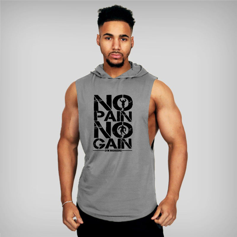 Bodybuilding Round Neck Men's Vest