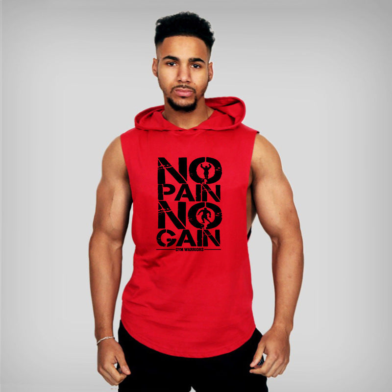 Bodybuilding Round Neck Men's Vest