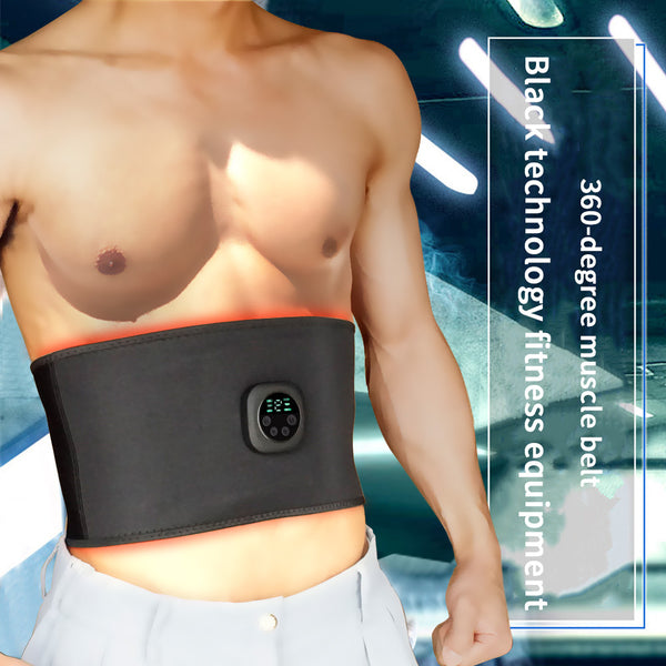 Smart Digital Display Fitness EMS Belt Abdominal Instrument Boxed Abdominal Muscle Trainer Lazy Fitness Artifact.