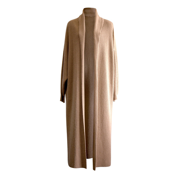 Le Reussi Cashmere Long Coat.