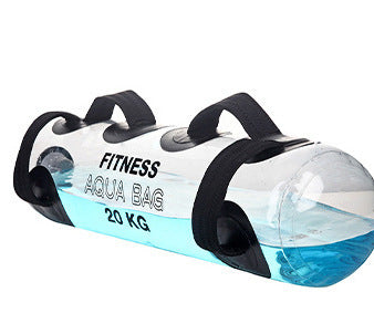 Transparent Cylindrical Weight-bearing Fitness Water Dumbbell Fitness Exercise Training Weightlifting Equipment.