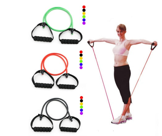 Latex Resistance Bands Workout Exercise Yoga Crossfit Fitness Tubes Pull Rope Fitness Exercise Equipment Tool.