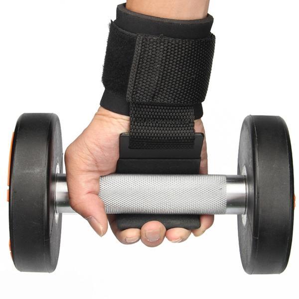 Fitness hook wrist guard.