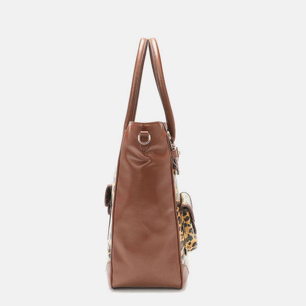 Nicole Lee USA Leopard Large Tote Bag.