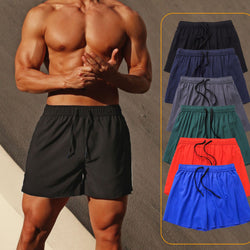 Summer Workout Shorts Men's Running Training Short-length Pants.