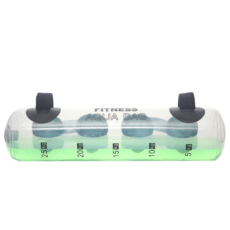 Transparent Cylindrical Weight-bearing Fitness Water Dumbbell Fitness Exercise Training Weightlifting Equipment.