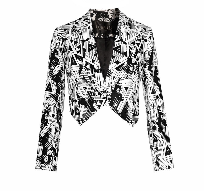 Le Reussi Amour Geometric Blazer.