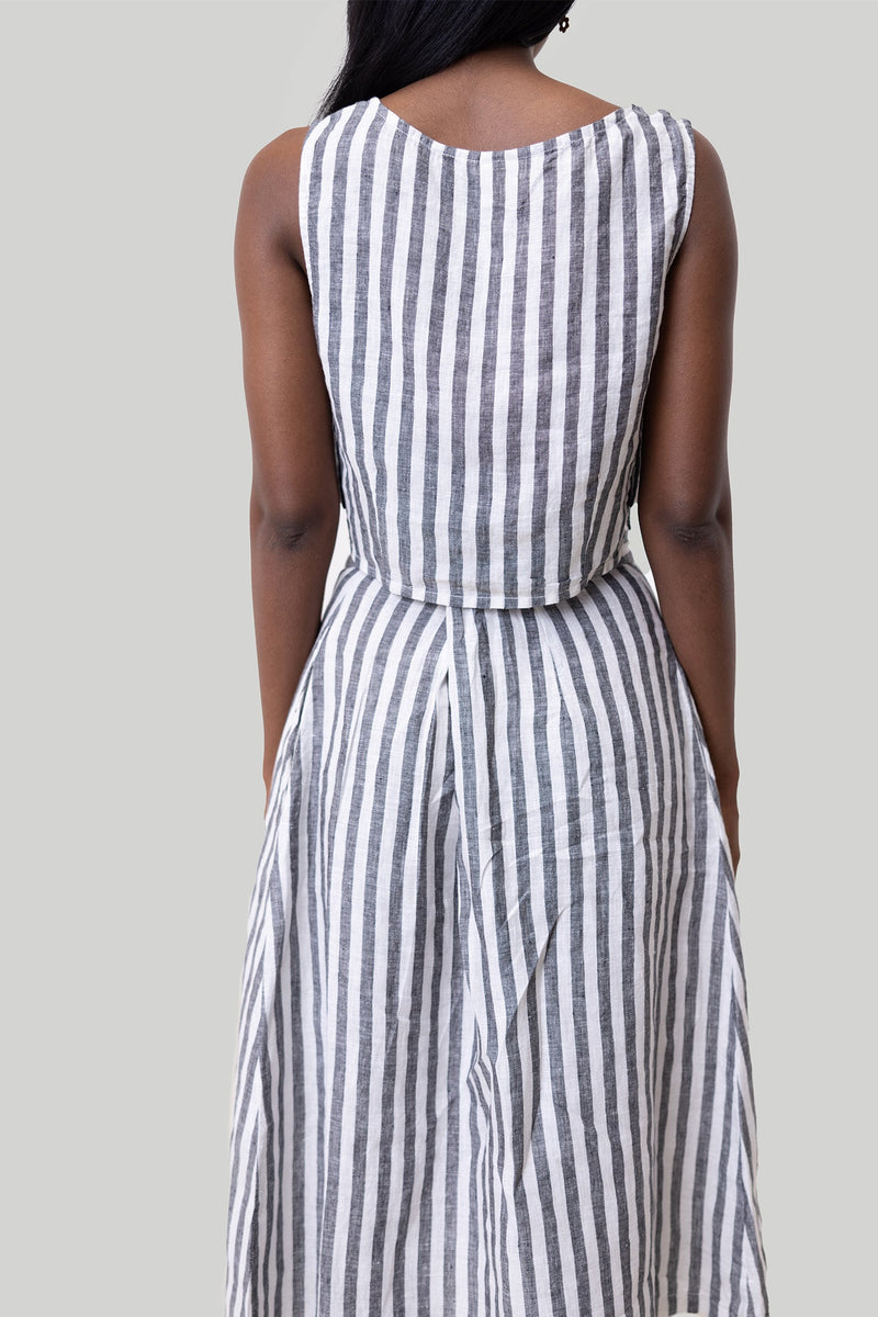 Reistor Breezy Summer Set in Linen Stripes.