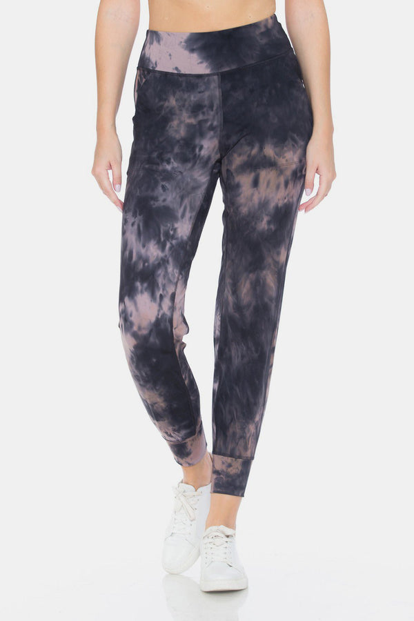 Leggings Depot Tie - Dye High Waist Cropped Leggings - Althena Fitnessalthenafitness