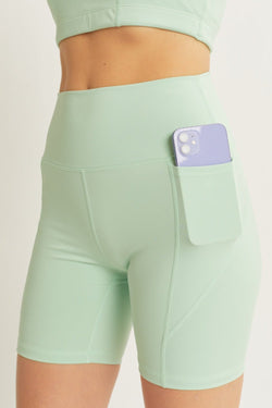 Love Tree High Waist Seam Detail Active Shorts - Althena Fitnessalthenafitness