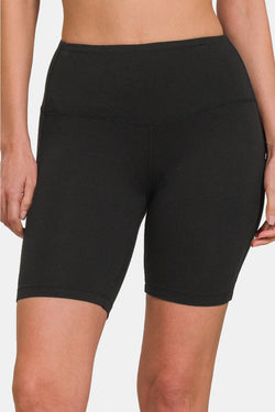 Zenana High Waist Active Shorts - Althena Fitnessalthenafitness