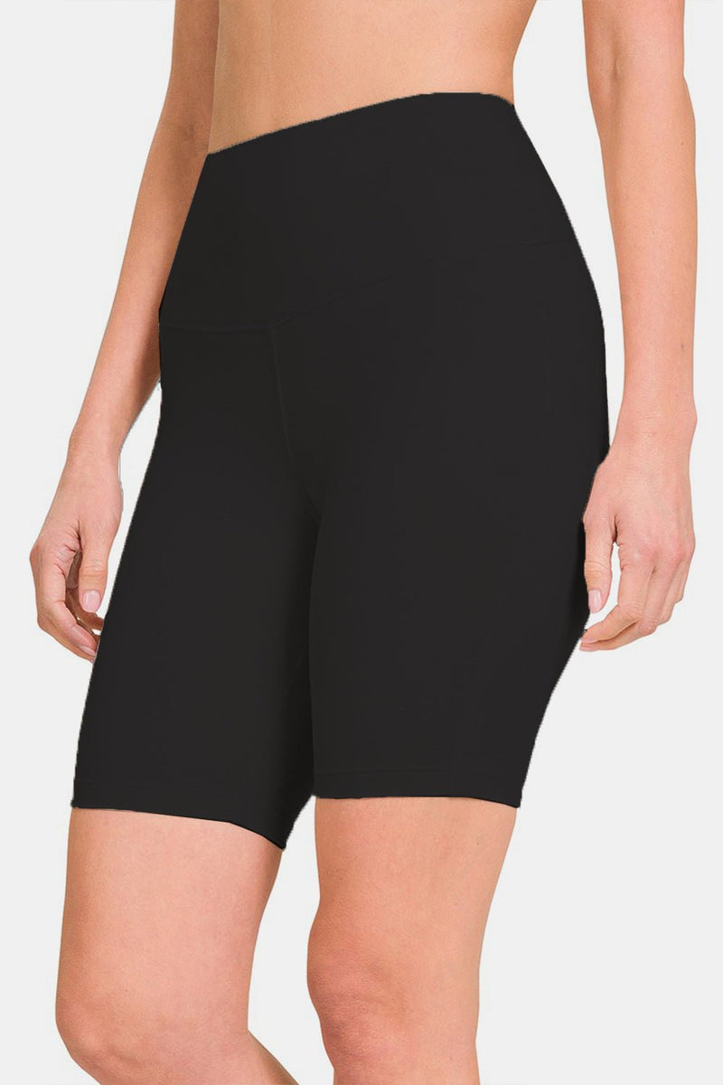 Zenana High Waist Active Shorts - Althena Fitnessalthenafitness