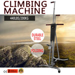 Vertical Climbing Machine Stepper Fitness Equipment with Monitor & amp