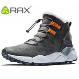 RAX Outdoor Waterproof Sports Sneakers Plush Lined Hiking Boots