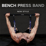 INNSTAR Adjustable Bench Press Resistance Bands with Workout Bar