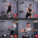 Biceps Triceps Back Blaster Fitness Rope LAT Pulldown Bar